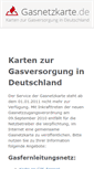 Mobile Screenshot of gasnetzkarte.de
